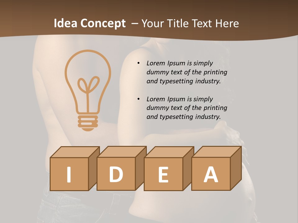 People Anticipation Looking PowerPoint Template