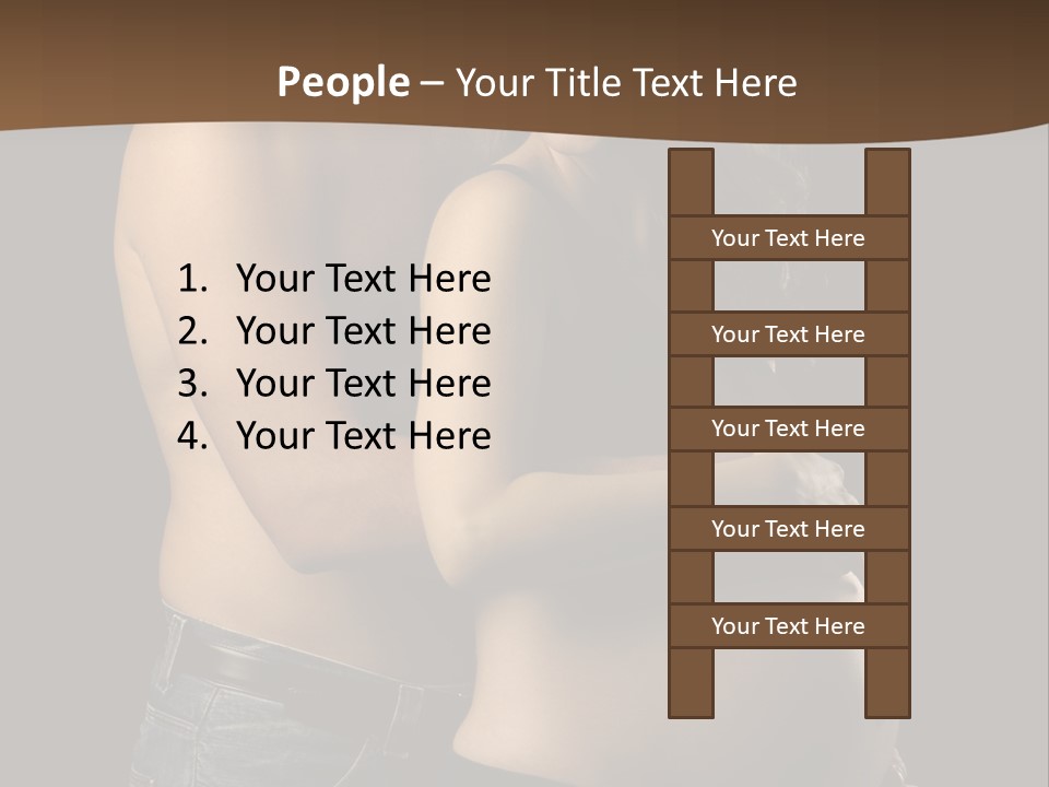 People Anticipation Looking PowerPoint Template