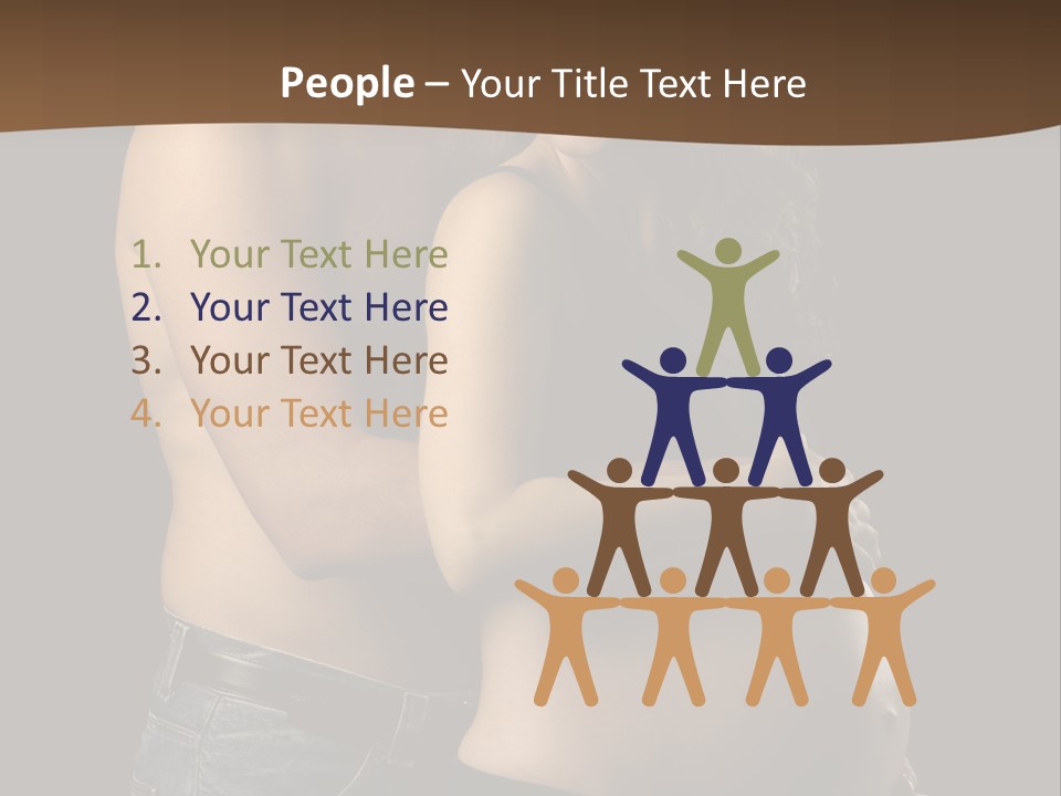 People Anticipation Looking PowerPoint Template