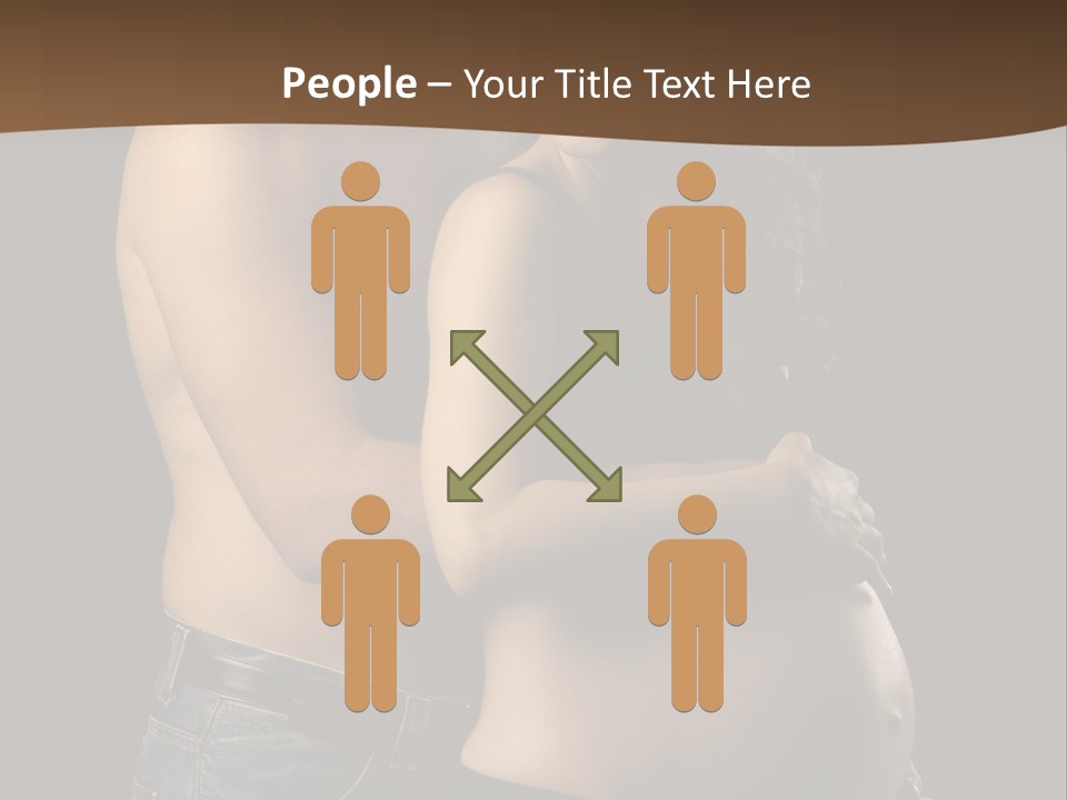 People Anticipation Looking PowerPoint Template