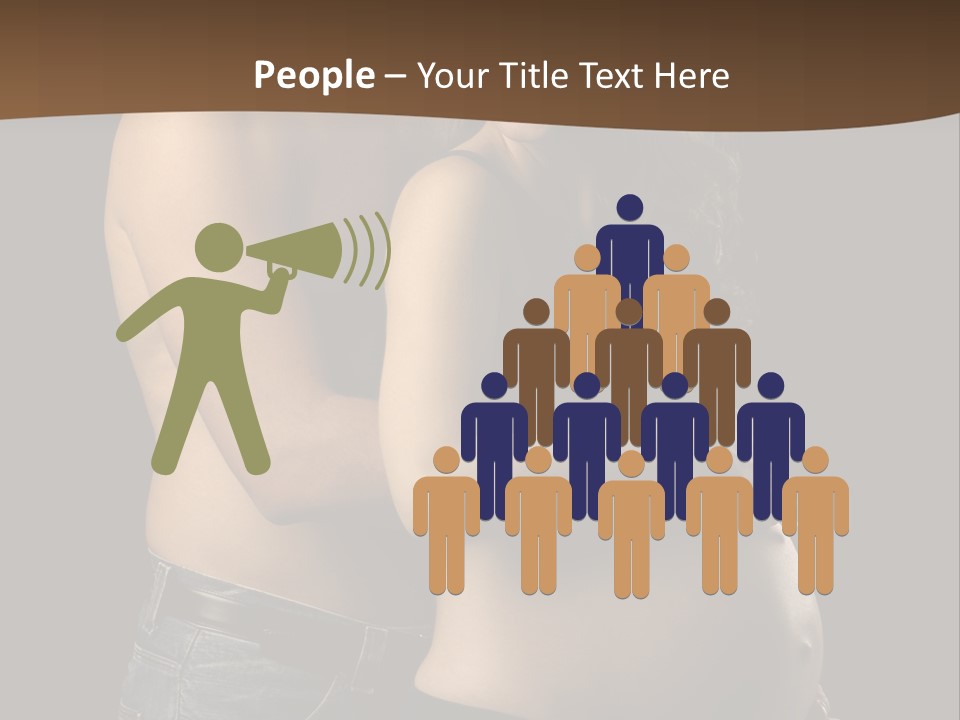 People Anticipation Looking PowerPoint Template