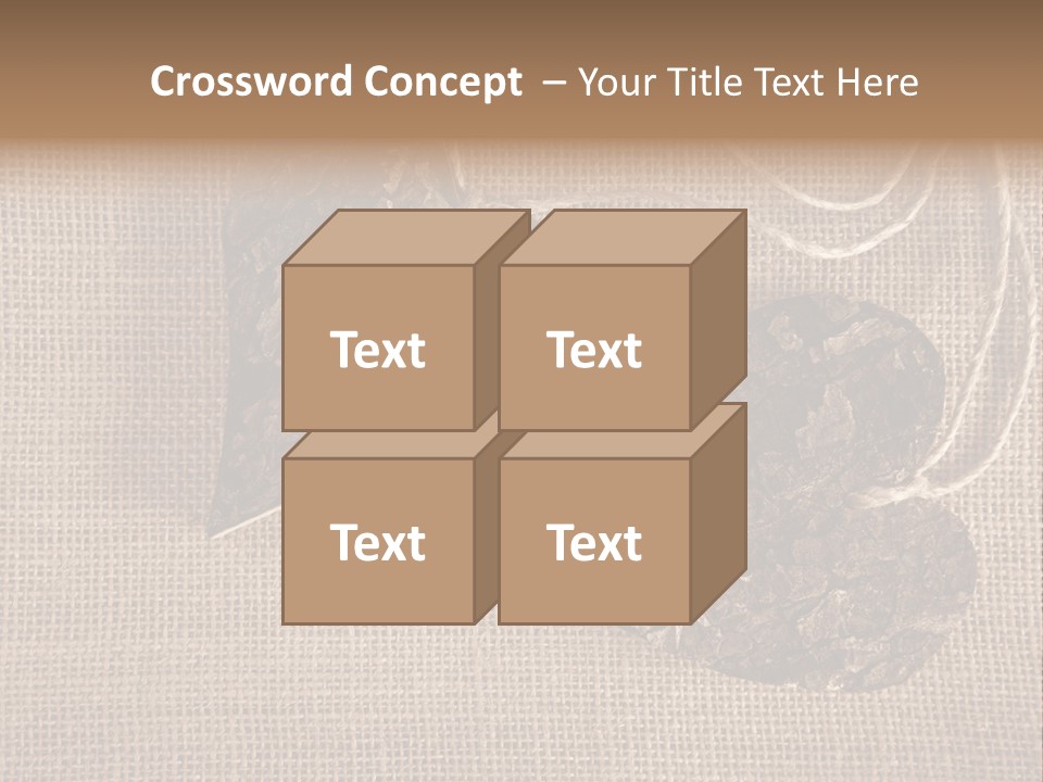 Wooden Hearts PowerPoint Template