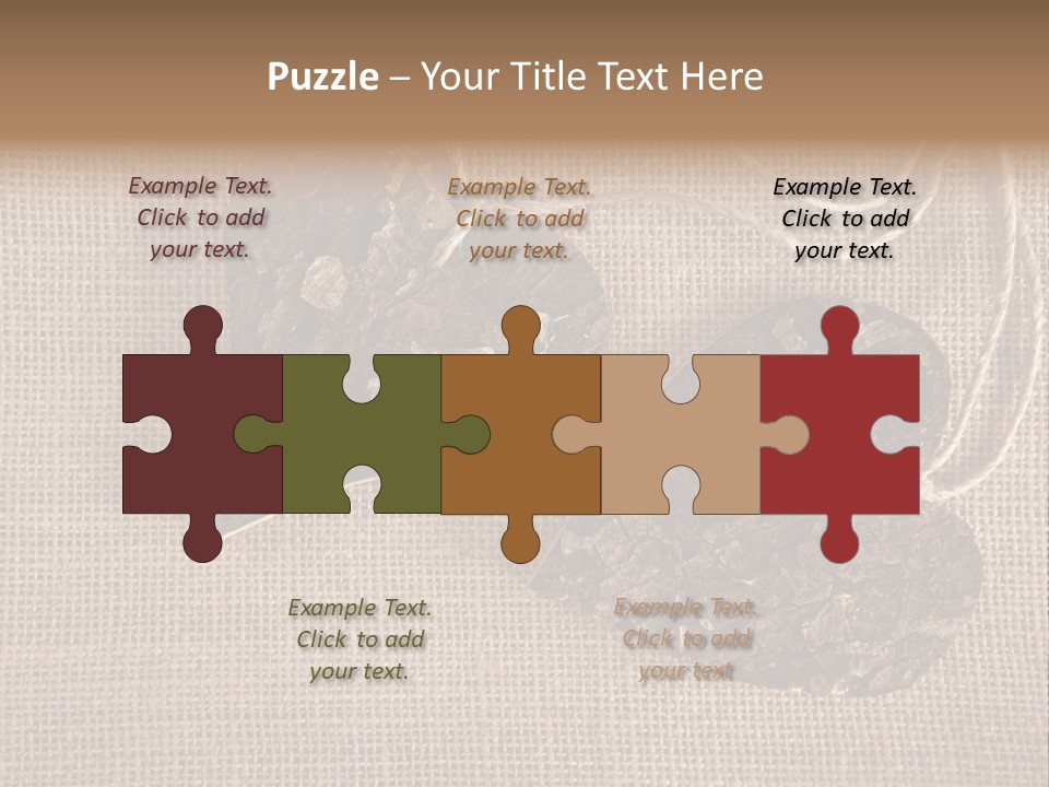 Wooden Hearts PowerPoint Template