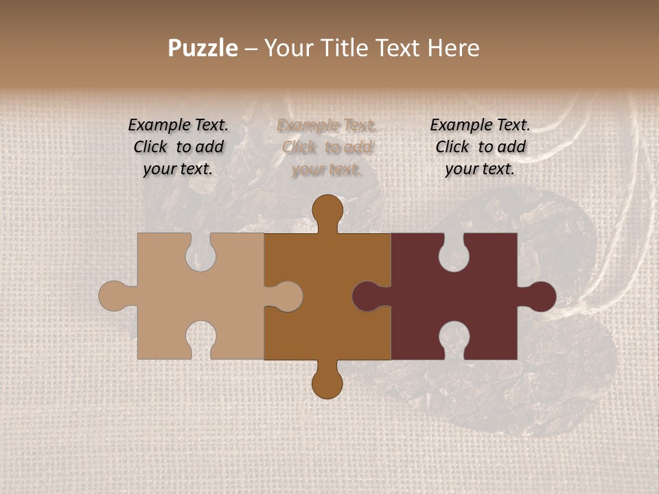 Wooden Hearts PowerPoint Template