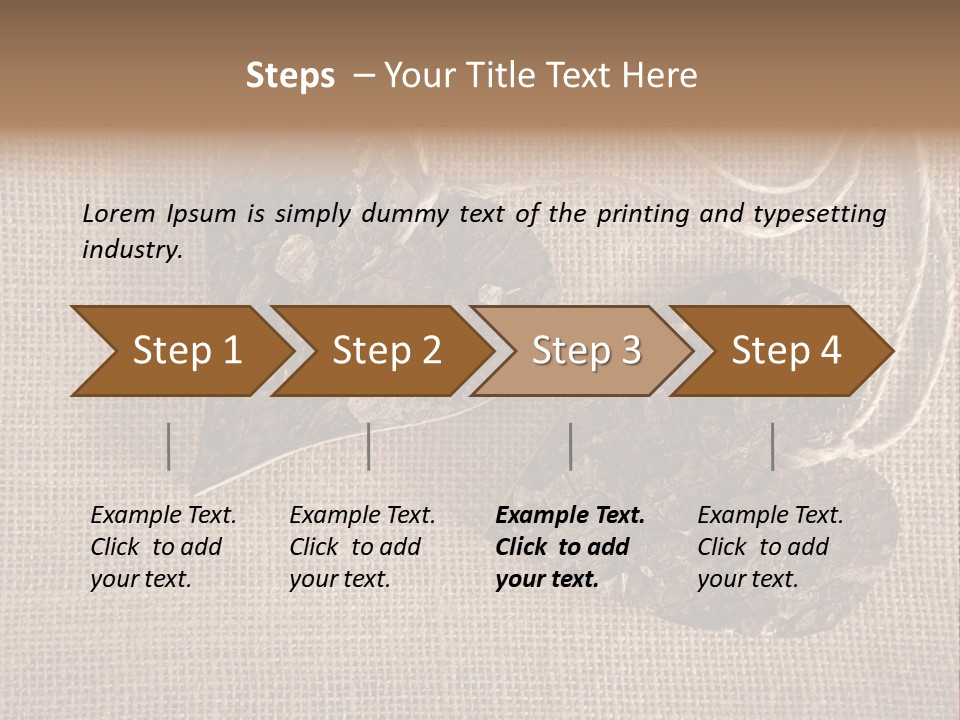 Wooden Hearts PowerPoint Template