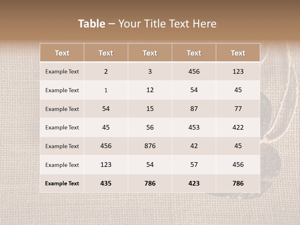 Wooden Hearts PowerPoint Template