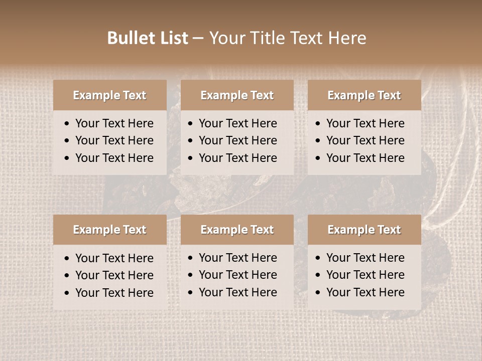 Wooden Hearts PowerPoint Template