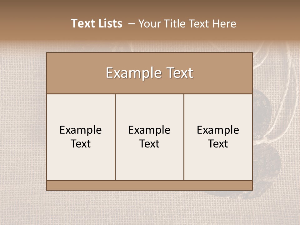 Wooden Hearts PowerPoint Template