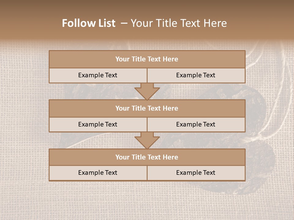 Wooden Hearts PowerPoint Template