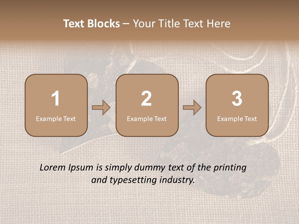 Wooden Hearts PowerPoint Template