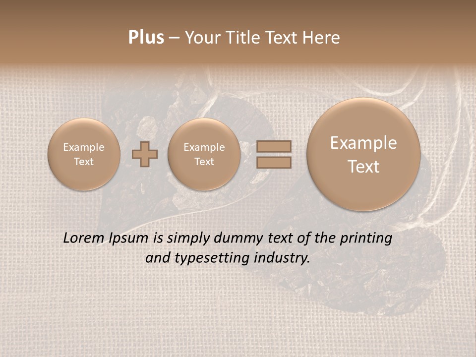 Wooden Hearts PowerPoint Template