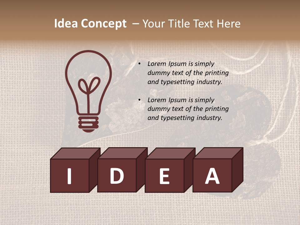 Wooden Hearts PowerPoint Template