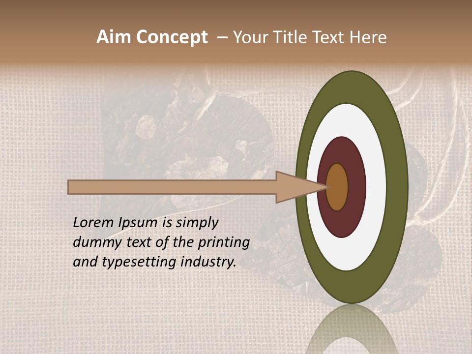 Wooden Hearts PowerPoint Template