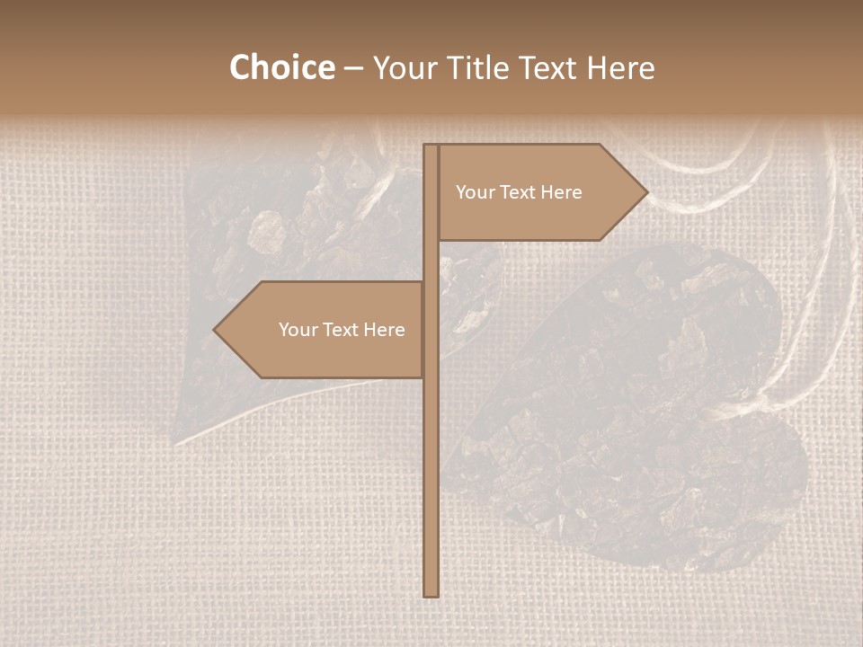 Wooden Hearts PowerPoint Template