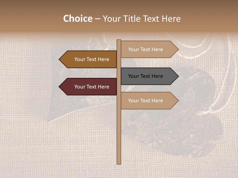 Wooden Hearts PowerPoint Template