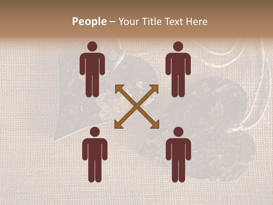 Wooden Hearts PowerPoint Template