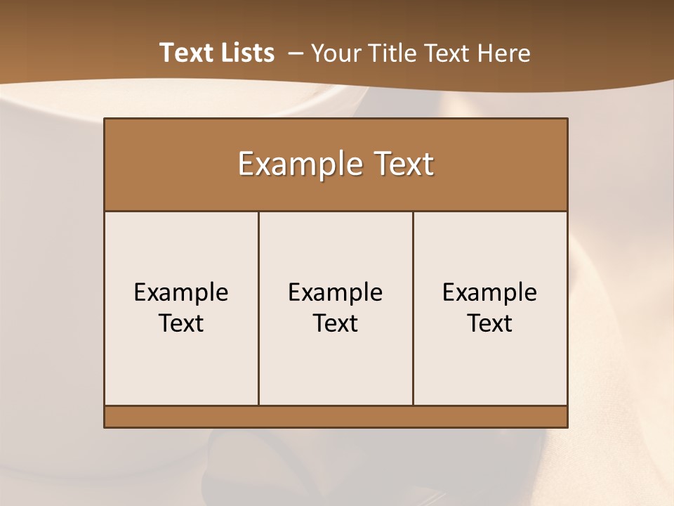 Chocolate PowerPoint Template