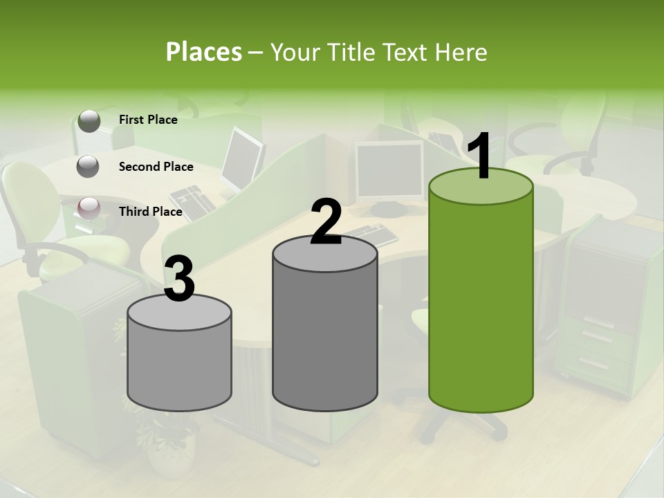 Beautiful Office Interior PowerPoint Template