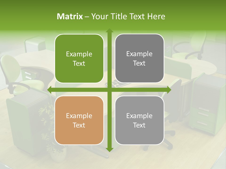 Beautiful Office Interior PowerPoint Template