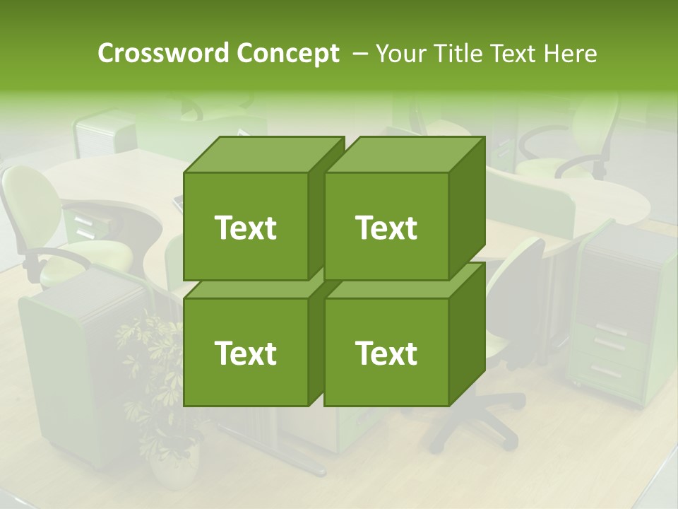 Beautiful Office Interior PowerPoint Template