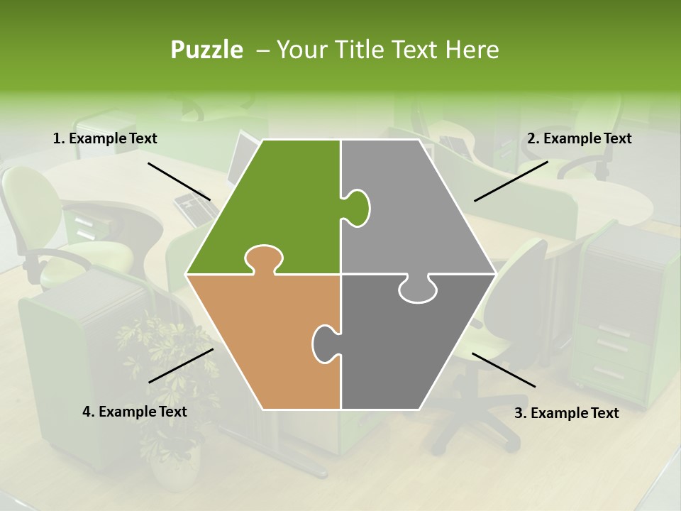 Beautiful Office Interior PowerPoint Template