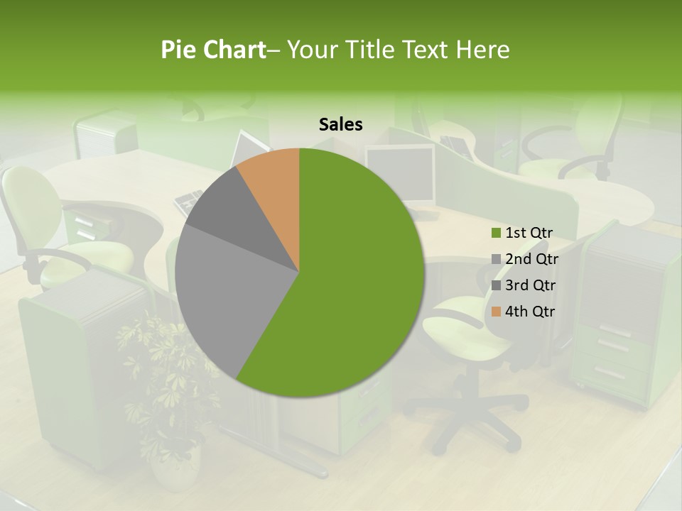 Beautiful Office Interior PowerPoint Template