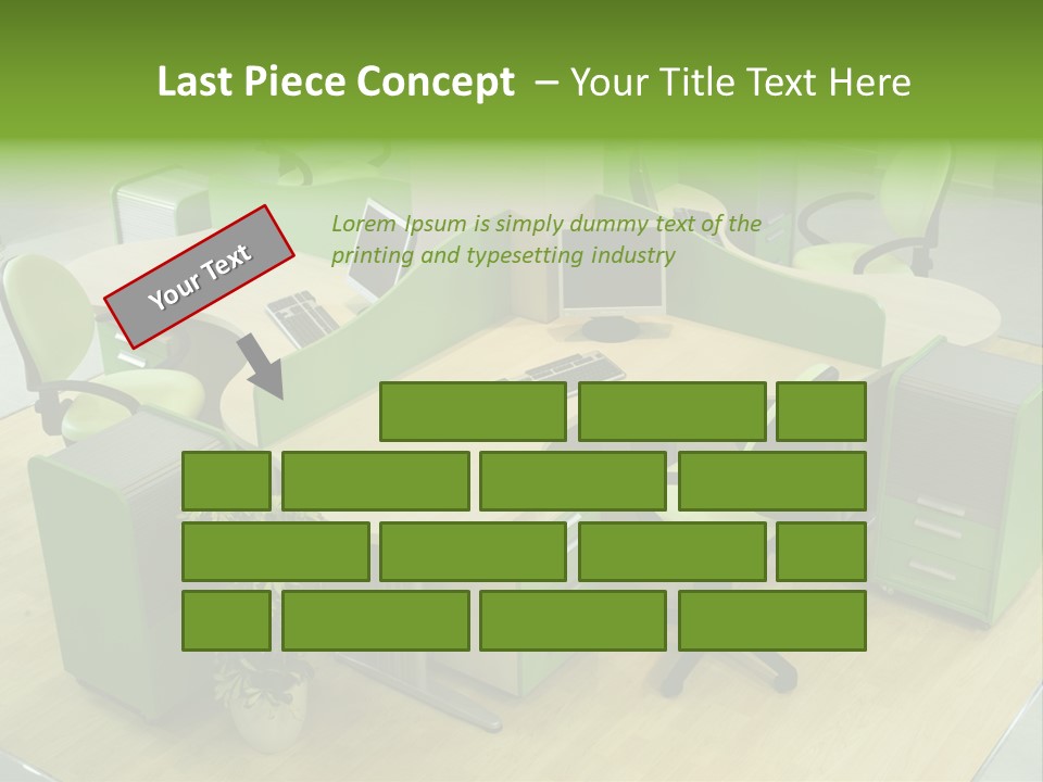 Beautiful Office Interior PowerPoint Template