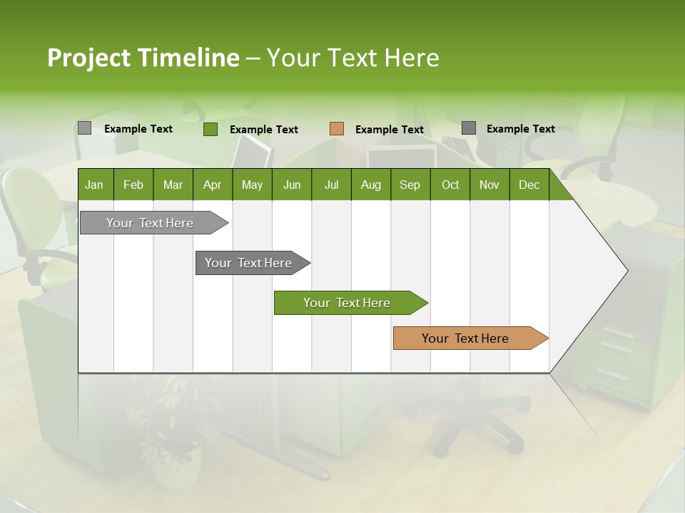 Beautiful Office Interior PowerPoint Template
