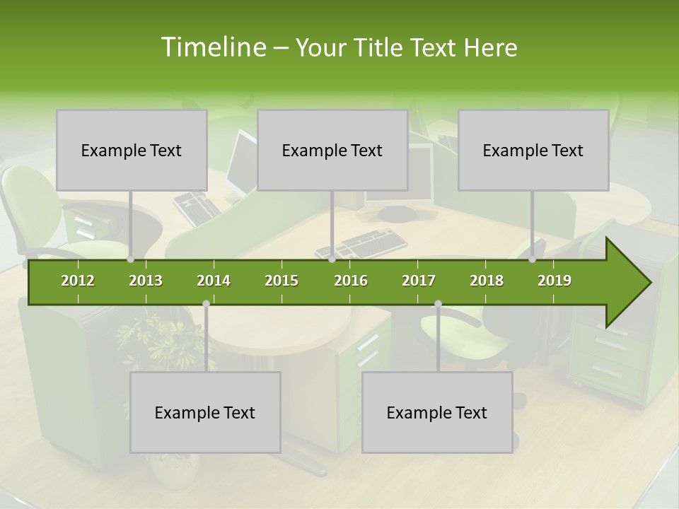 Beautiful Office Interior PowerPoint Template