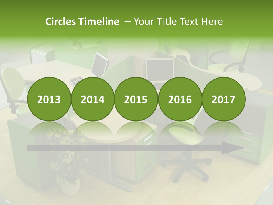 Beautiful Office Interior PowerPoint Template