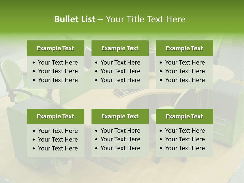 Beautiful Office Interior PowerPoint Template