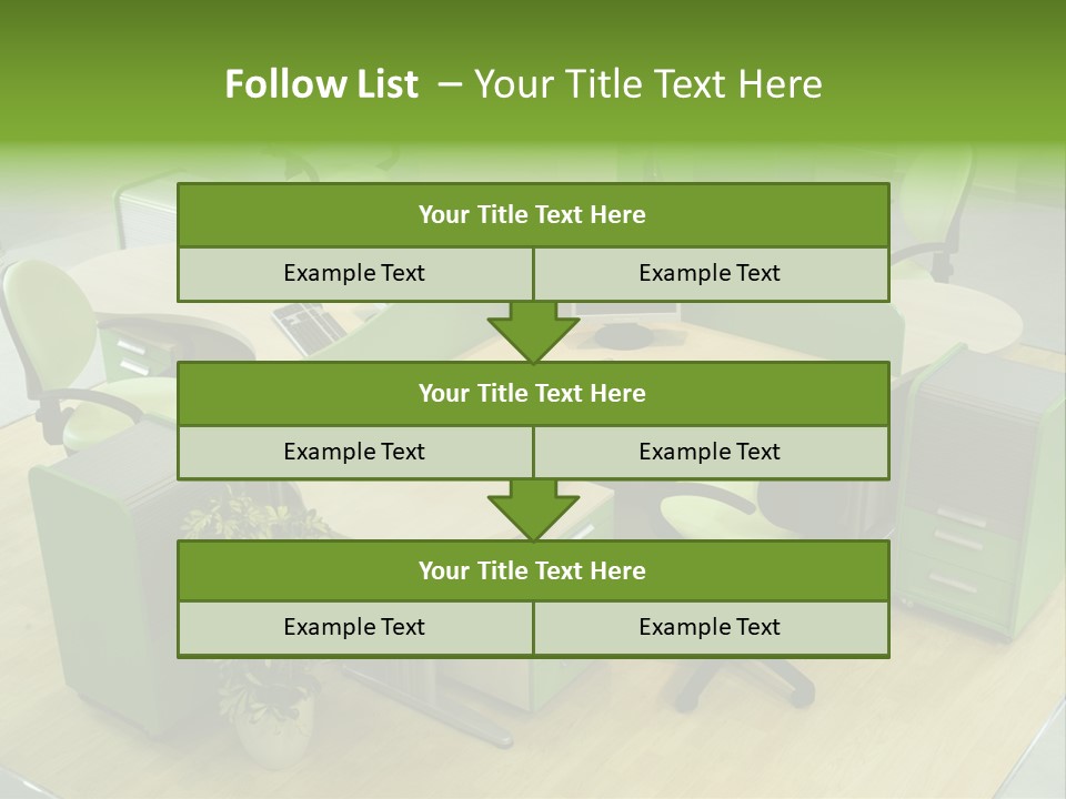 Beautiful Office Interior PowerPoint Template