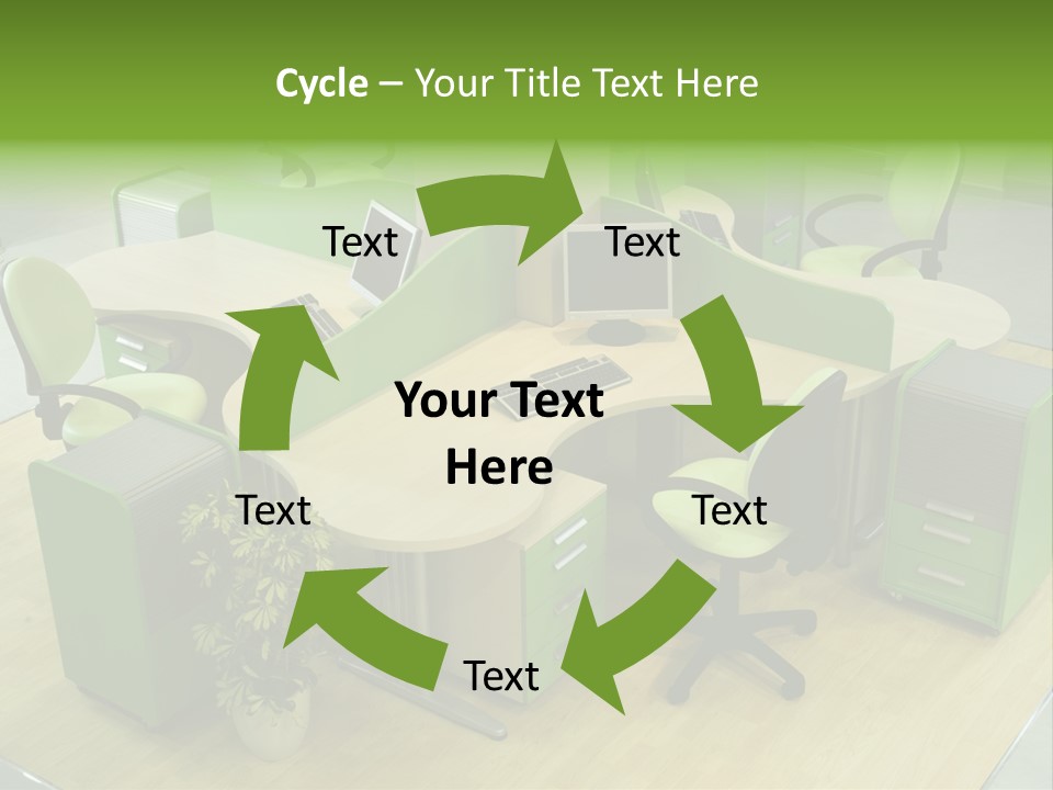 Beautiful Office Interior PowerPoint Template