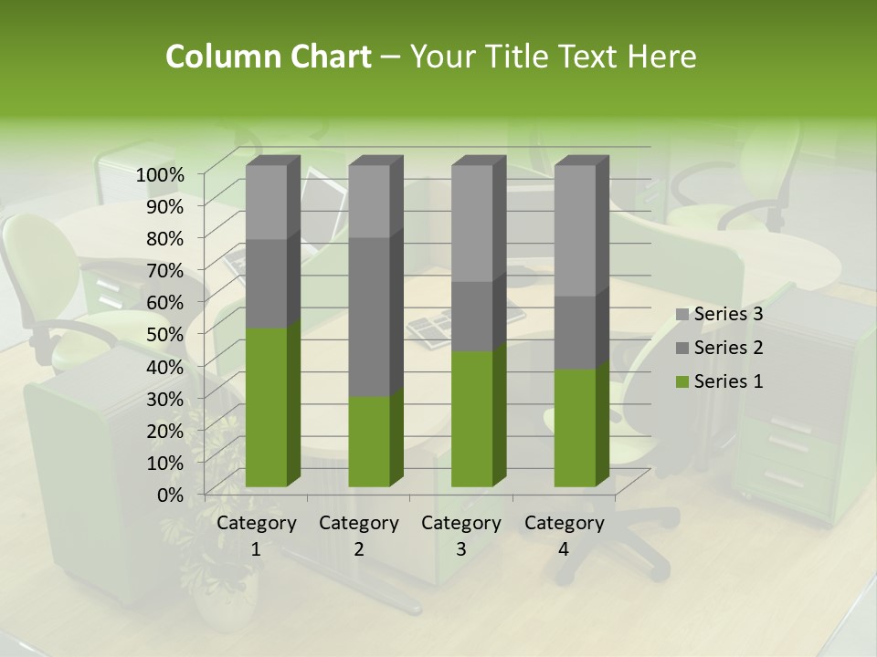 Beautiful Office Interior PowerPoint Template
