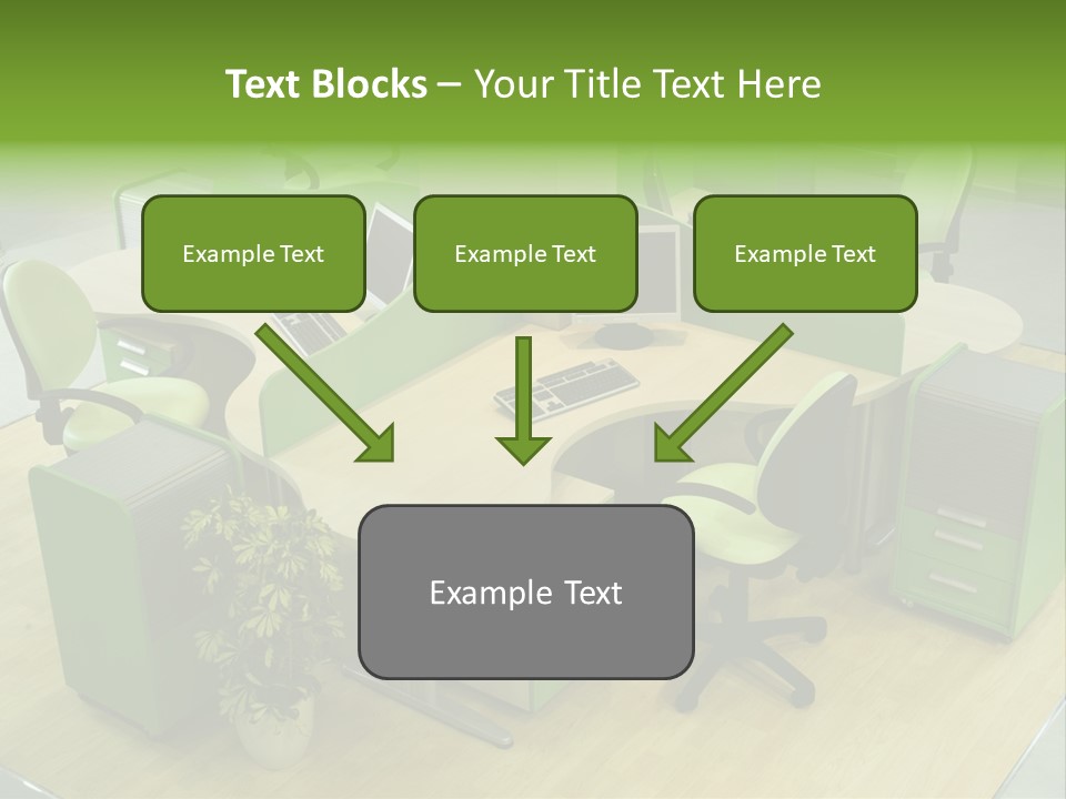 Beautiful Office Interior PowerPoint Template