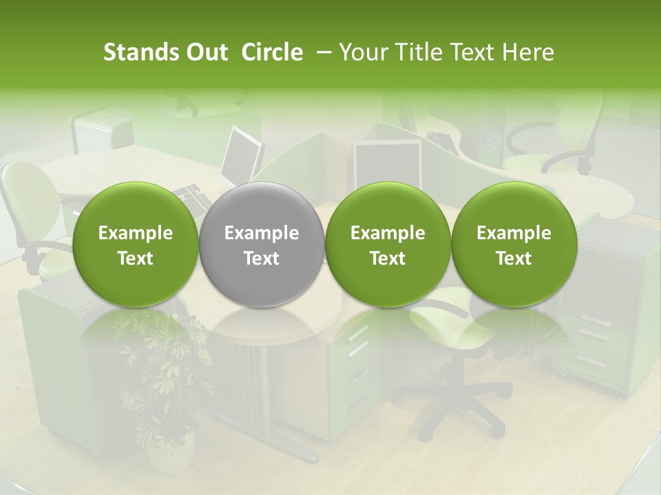 Beautiful Office Interior PowerPoint Template