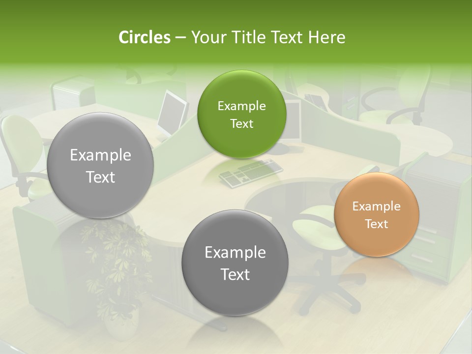 Beautiful Office Interior PowerPoint Template