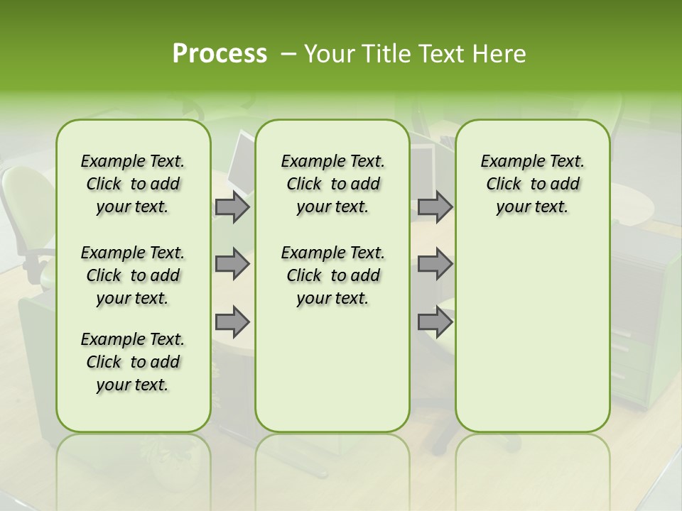 Beautiful Office Interior PowerPoint Template