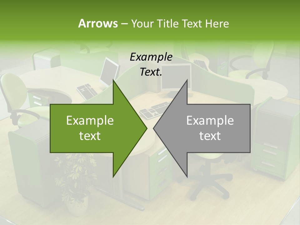 Beautiful Office Interior PowerPoint Template