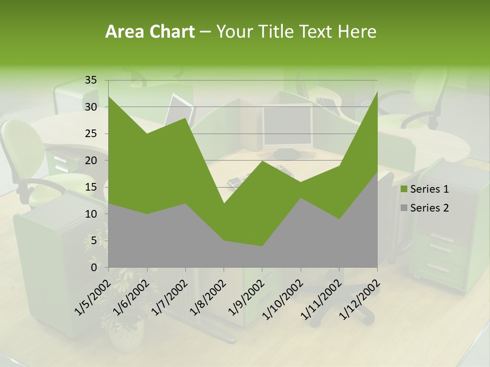 Beautiful Office Interior PowerPoint Template