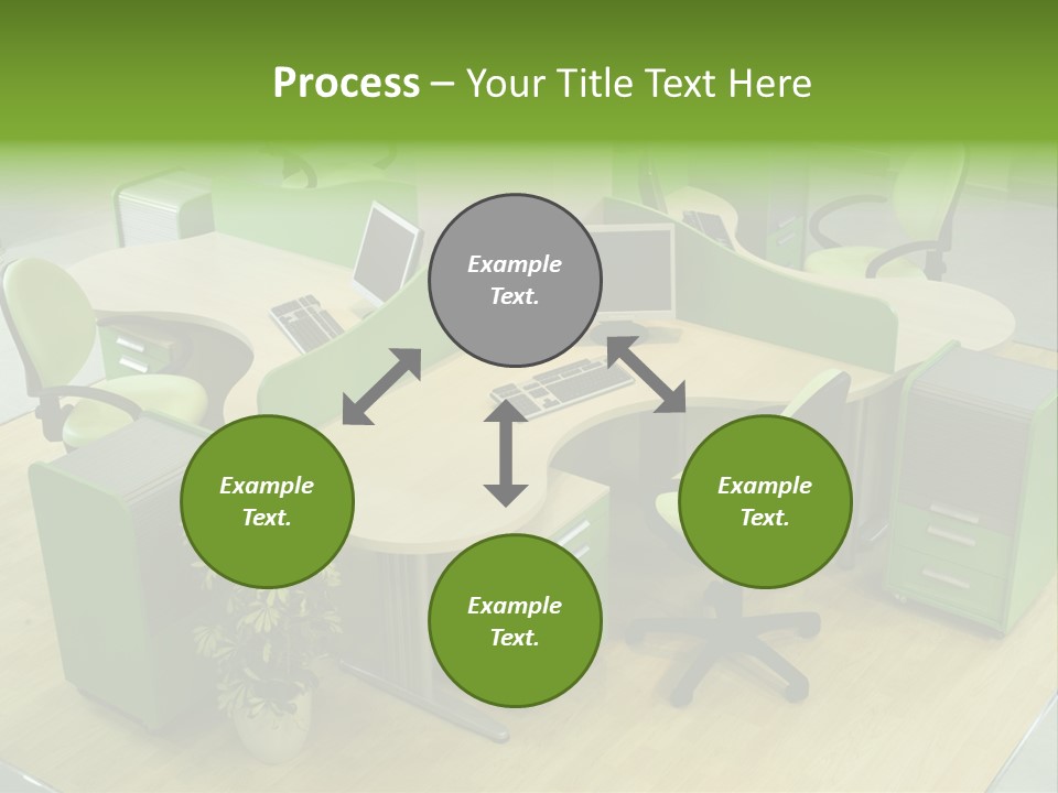 Beautiful Office Interior PowerPoint Template