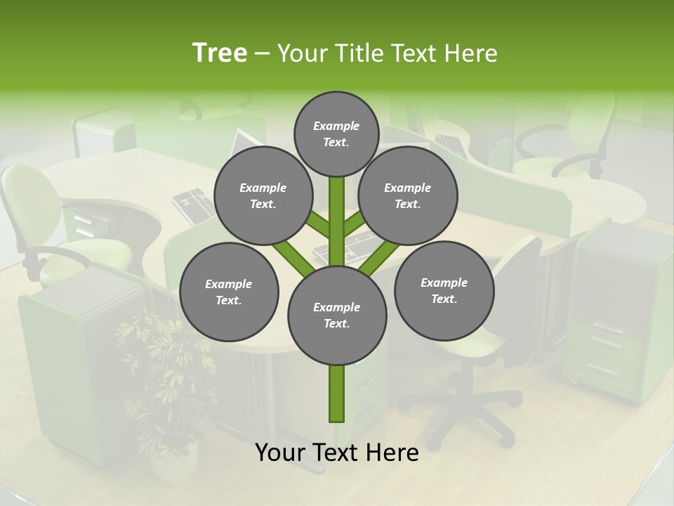 Beautiful Office Interior PowerPoint Template