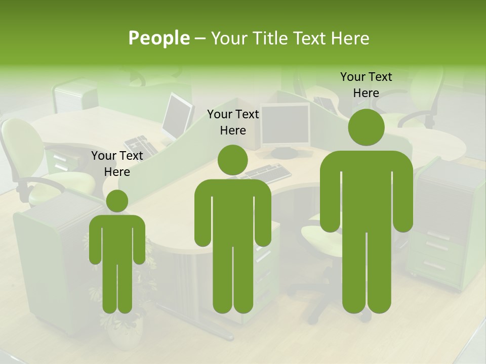 Beautiful Office Interior PowerPoint Template