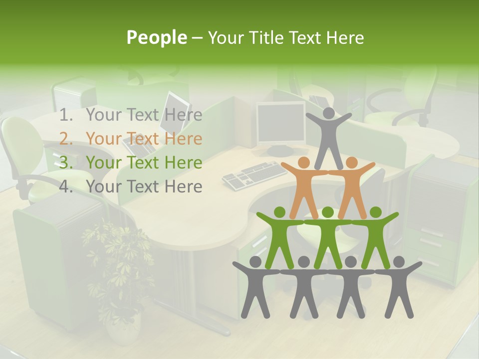 Beautiful Office Interior PowerPoint Template