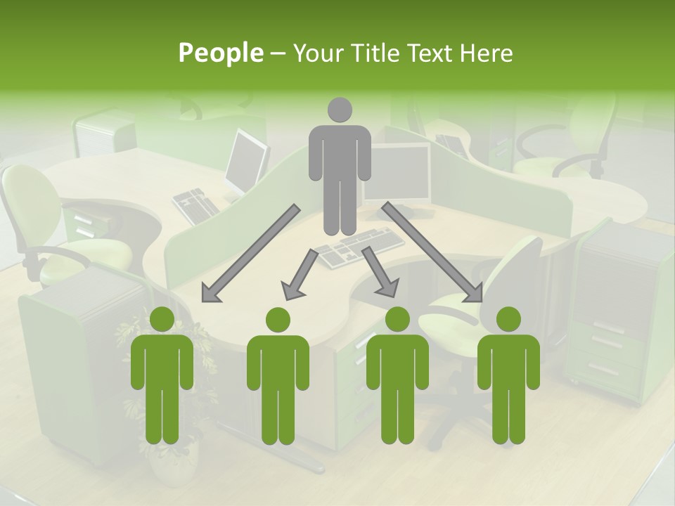 Beautiful Office Interior PowerPoint Template