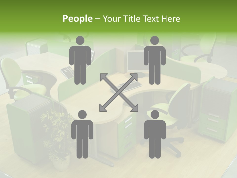 Beautiful Office Interior PowerPoint Template