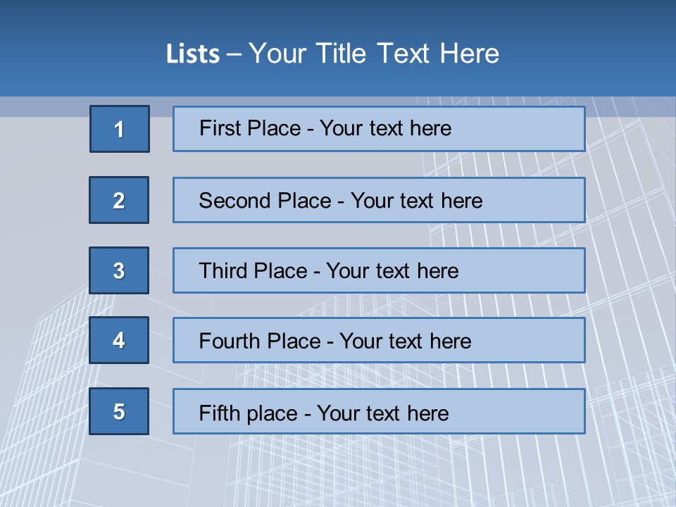 Design Exterior Urban PowerPoint Template