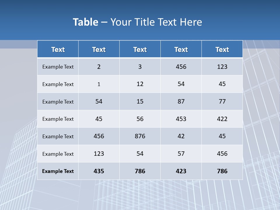 Design Exterior Urban PowerPoint Template