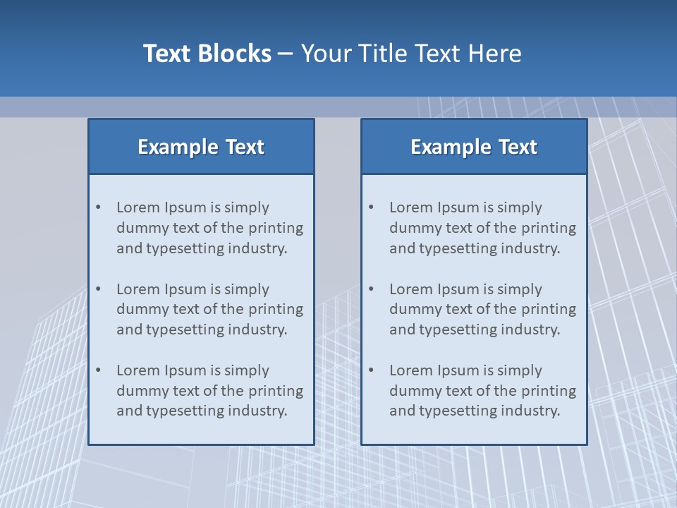 Design Exterior Urban PowerPoint Template