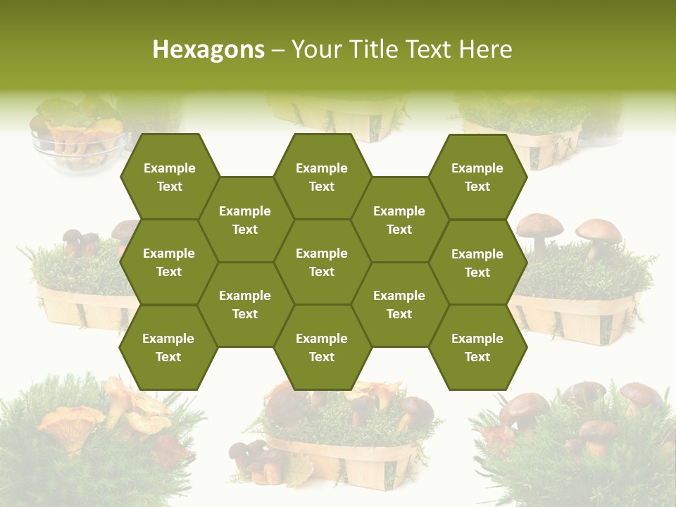 Yellow Grass Bouquet PowerPoint Template